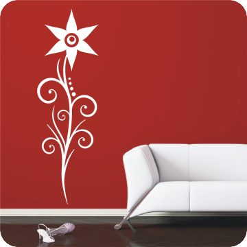 Bild zu Wandtattoo Flower Ornament 2