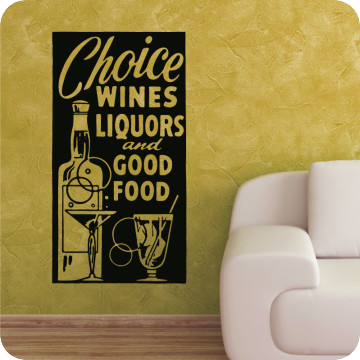 Wandtattoos | Wandtattoo Choice Wine