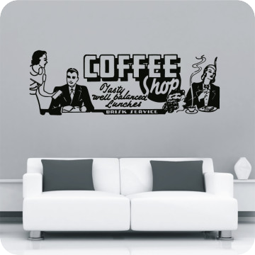 Wandtattoos | Wandtattoo Coffee Shop