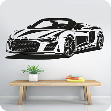 Bild zu Wandtattoo Audi R8 Spyder