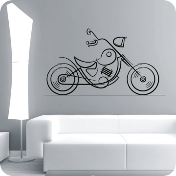 Wandtattoos | Wandtattoo Chopper Design