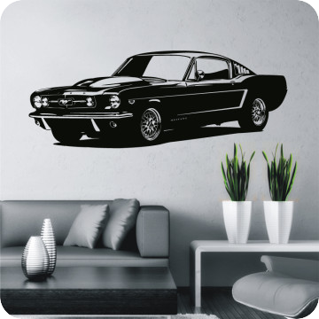 Bild zu Wandtattoo Ford Mustang 1966