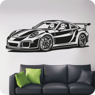 Wandtattoos | Wandtattoo Porsche 911 GT3