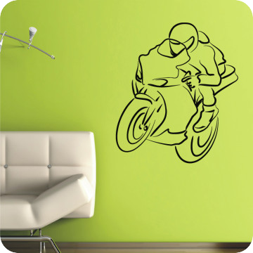 Bild zu Wandtattoo Racebike