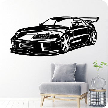 Wandtattoos | Wandtattoo Toyota Supra MK4