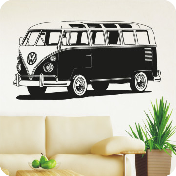 Bild Wandtattoo VW T1 Samba Bully 1967