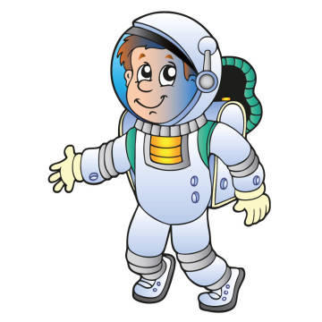 Bild zu Kinder Wandtattoo Astronaut