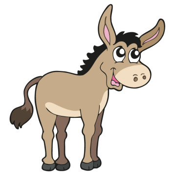 Wandtattoos | Kinder Wandtattoo Esel