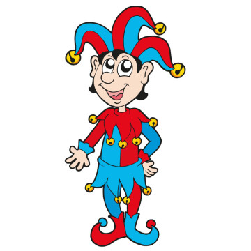 Wandtattoos | Kinder Wandtattoo Harlekin
