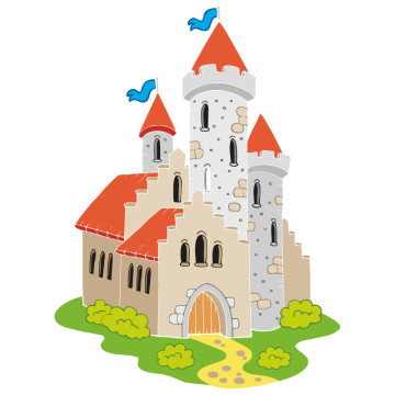 Wandtattoos | Kinder Wandtattoo Schloss