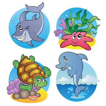 Wandtattoos | Kinder Wandtattoo Sealife 3