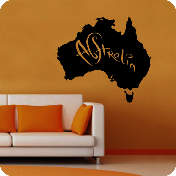 Bild zu Wandtattoo Australien Umriss 1