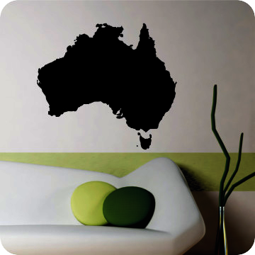 Bild zu Wandtattoo Australien Umriss 3