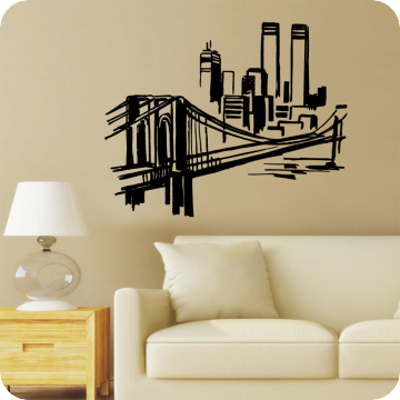 Bild zu Wandtattoo Brooklyn Bridge