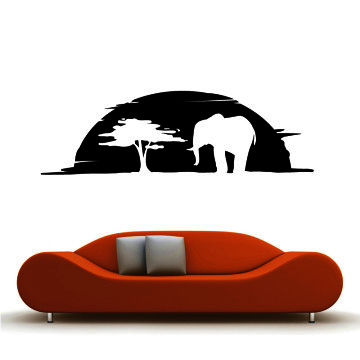 Wandtattoos | Wandtattoo Elefant Safari