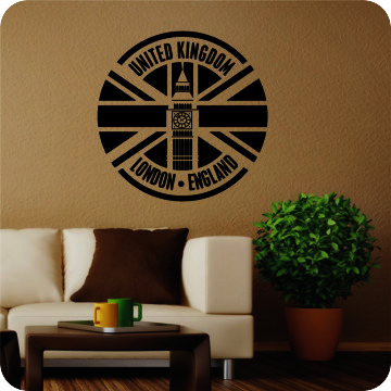 Bild zu Wandtattoo England Stamp