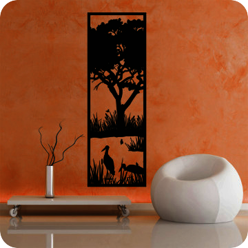 Wandtattoos | Wandtattoo Fenster zur Wildnis 3