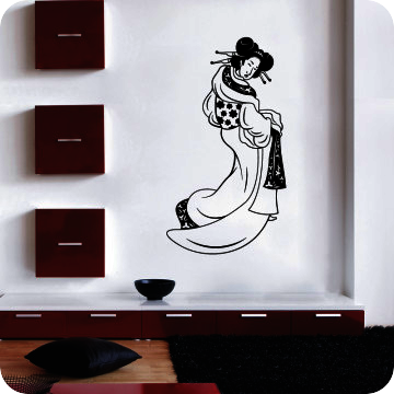Bild zu Wandtattoo Geisha 3