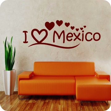 Bild zu Wandtattoo I Love Mexico