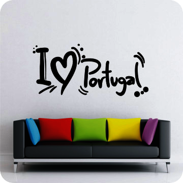 Bild zu Wandtattoo I Love Portugal