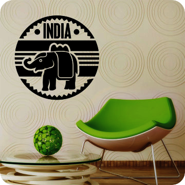 Bild zu Wandtattoo India Stamp