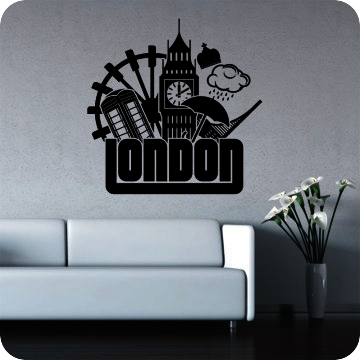Bild zu Wandtattoo London Mix