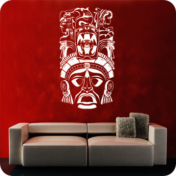 Bild zu Wandtattoo Maya Maske