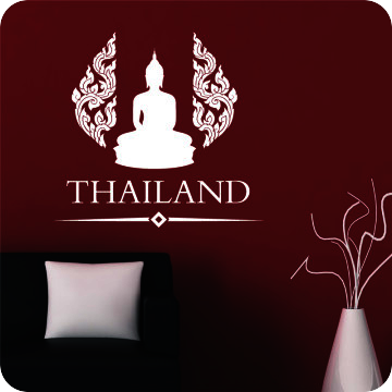 Bild zu Wandtattoo Thai Buddha Ornament