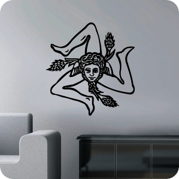 Bild zu Wandtattoo Trinacria 1 