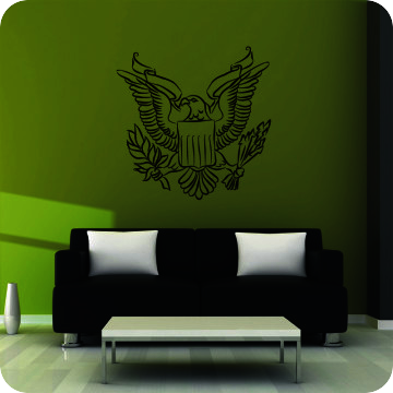 Bild zu Wandtattoo US Eagle Shield