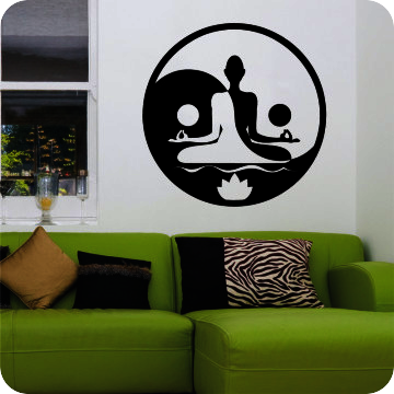Bild zu Wandtattoo Yin Yang Balance