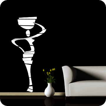 Wandtattoos | Wandtattoo afrikanische Figur