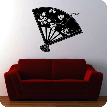 Bild zu Wandtattoo japanischer Fächer 2