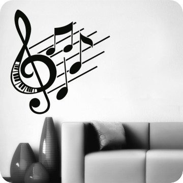 Wandtattoos | Wandtattoo Noten 5