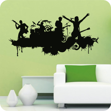 Wandtattoos | Wandtattoo Rock Band