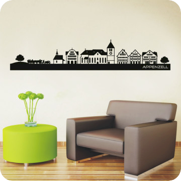 Bild zu Wandtattoo Skyline Appenzell
