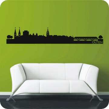 Bild zu Wandtattoo Skyline Olten
