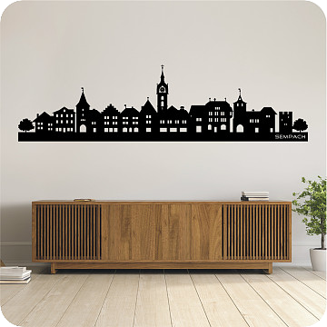 Wandtattoos | Wandtattoo Skyline Sempach