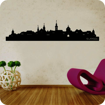 Wandtattoos | Wandtattoo Skyline Sursee