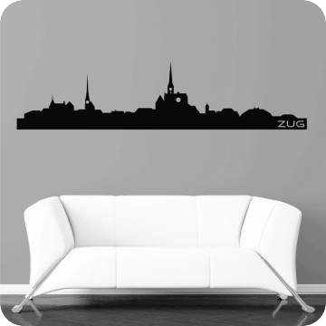 Wandtattoos | Wandtattoo Skyline Zug