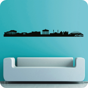 Bild zu Wandtattoo Skyline Athen