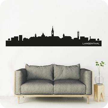 Wandtattoos | Wandtattoo Skyline Langenthal