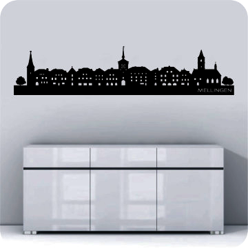 Bild zu Wandtattoo Skyline Mellingen