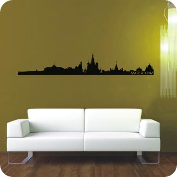 Bild zu Wandtattoo Skyline Moskau