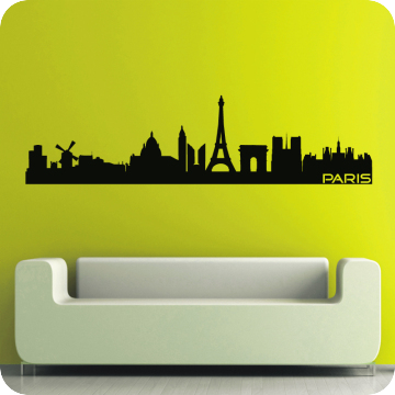 Bild zu Wandtattoo Skyline Paris