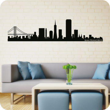 Bild zu Wandtattoo Skyline San Francisco