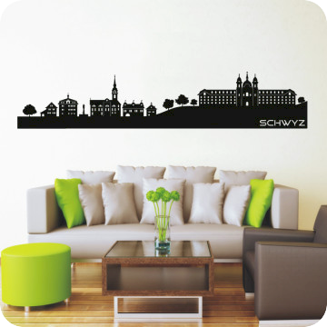 Bild zu Wandtattoo Skyline Schwyz