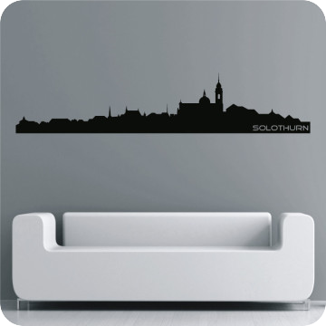 Bild zu Wandtattoo Skyline Solothurn
