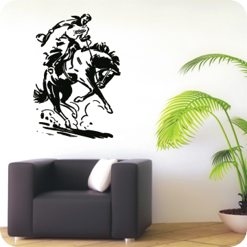 Bild zu Wandtattoo Cowboy Rodeo