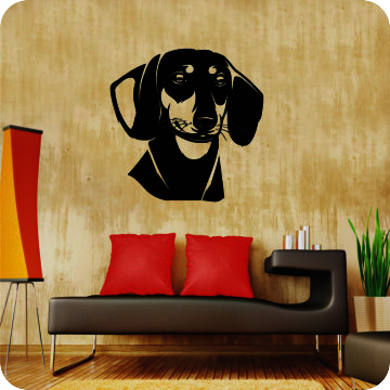 Bild zu Wandtattoo Dackel